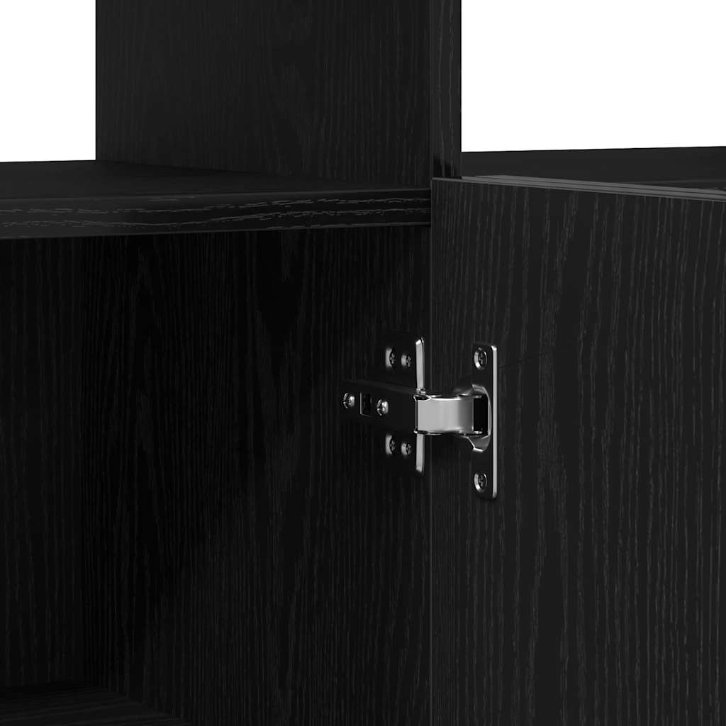 Console table Black 80 x 35 x 75 cm Engineered wood