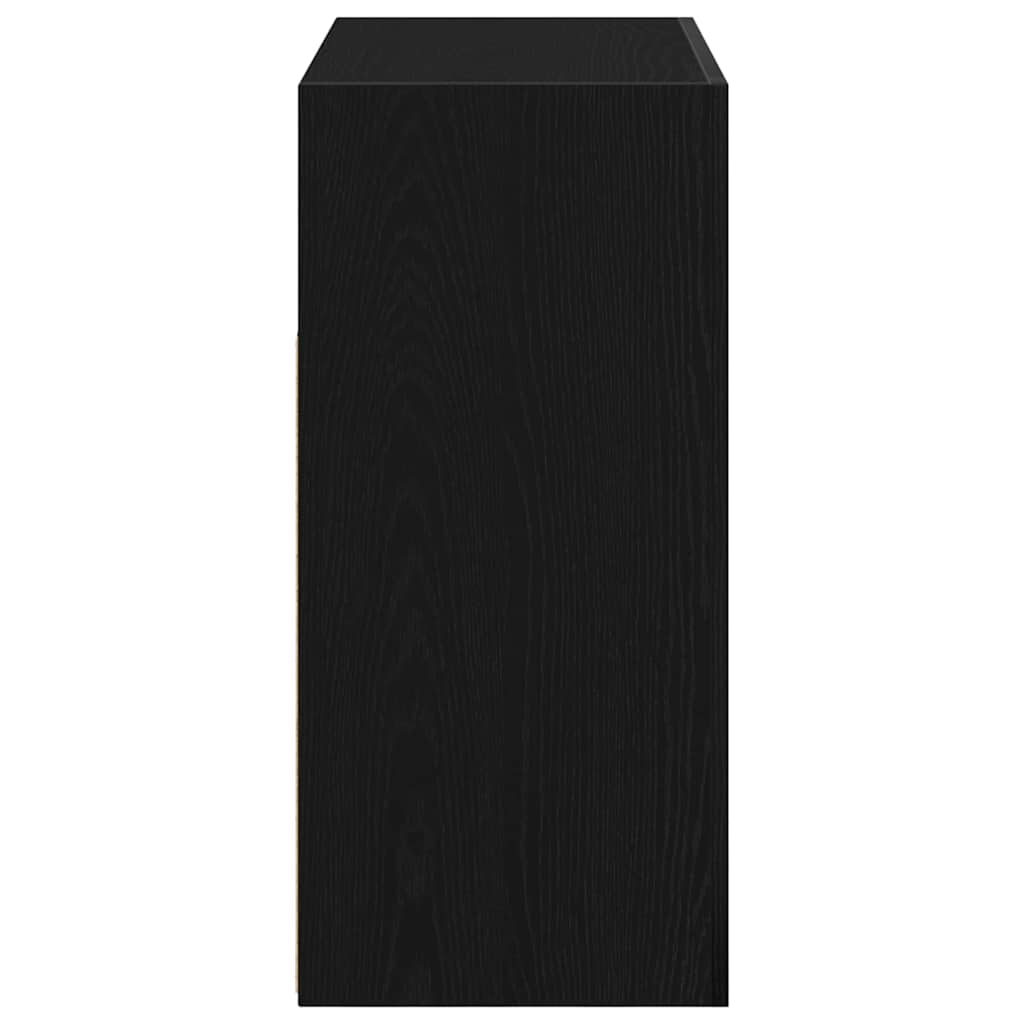 Console table Black 80 x 35 x 75 cm Engineered wood