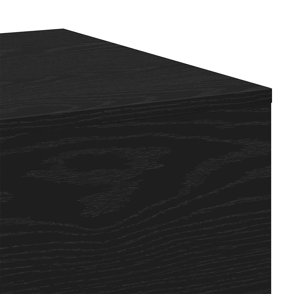 Coffee table black oak 100 x 49.5 x 31 cm