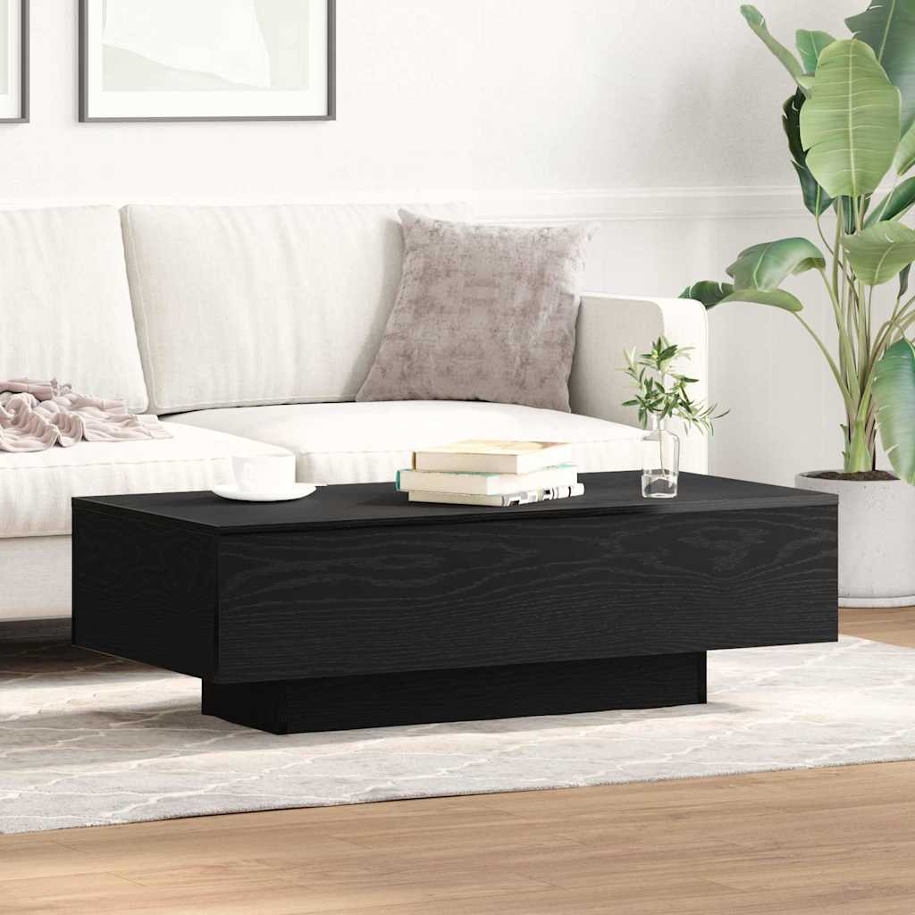 Coffee table black oak 100 x 49.5 x 31 cm