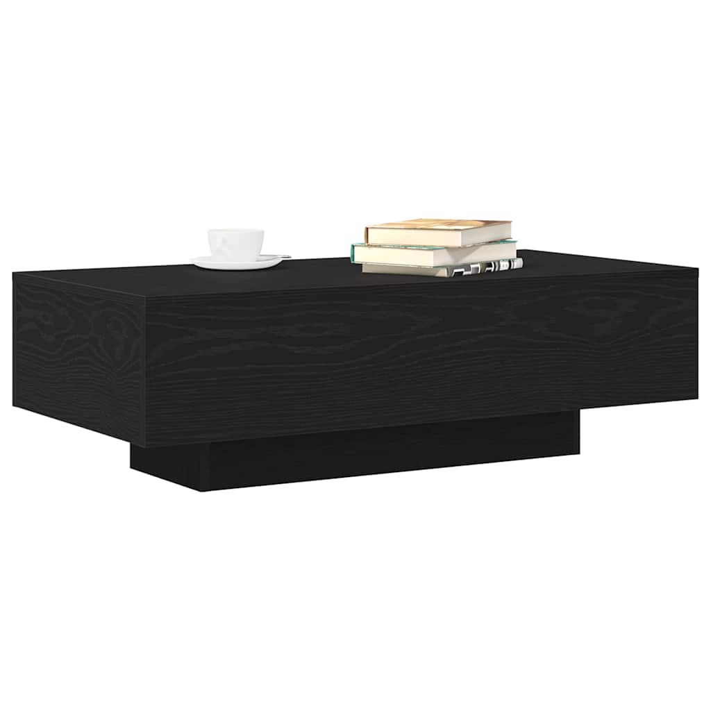 Coffee table black oak 100 x 49.5 x 31 cm