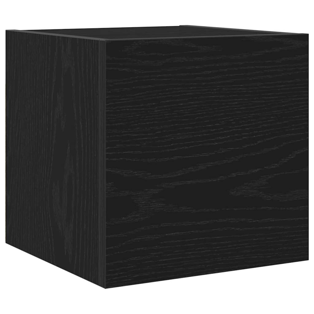 Televizoriaus spintelė 2 pcs Juodas ąžuolas 30,5 x 30 x 30 cm