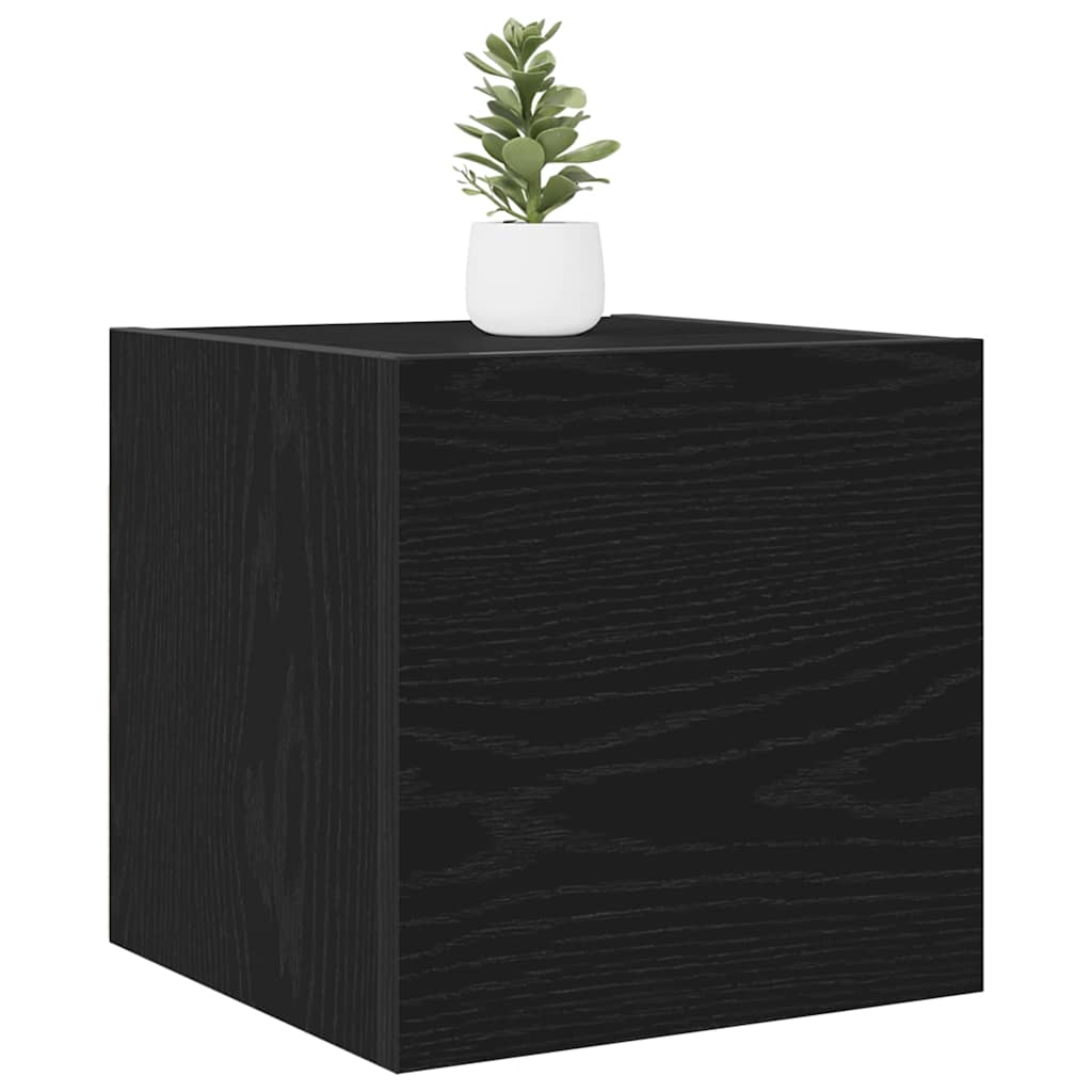 Televizoriaus spintelė 2 pcs Juodas ąžuolas 30,5 x 30 x 30 cm