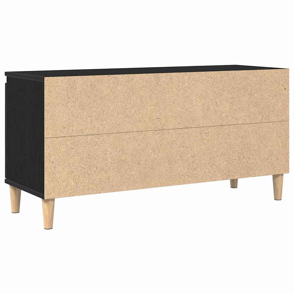 TV skapītis Melns 102 x 35 x 50 cm Apstrādāta koksne