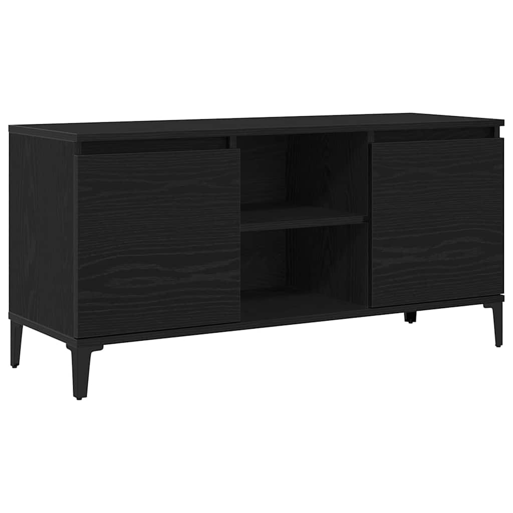 TV skapītis Melns 102 x 35 x 50 cm Apstrādāta koksne