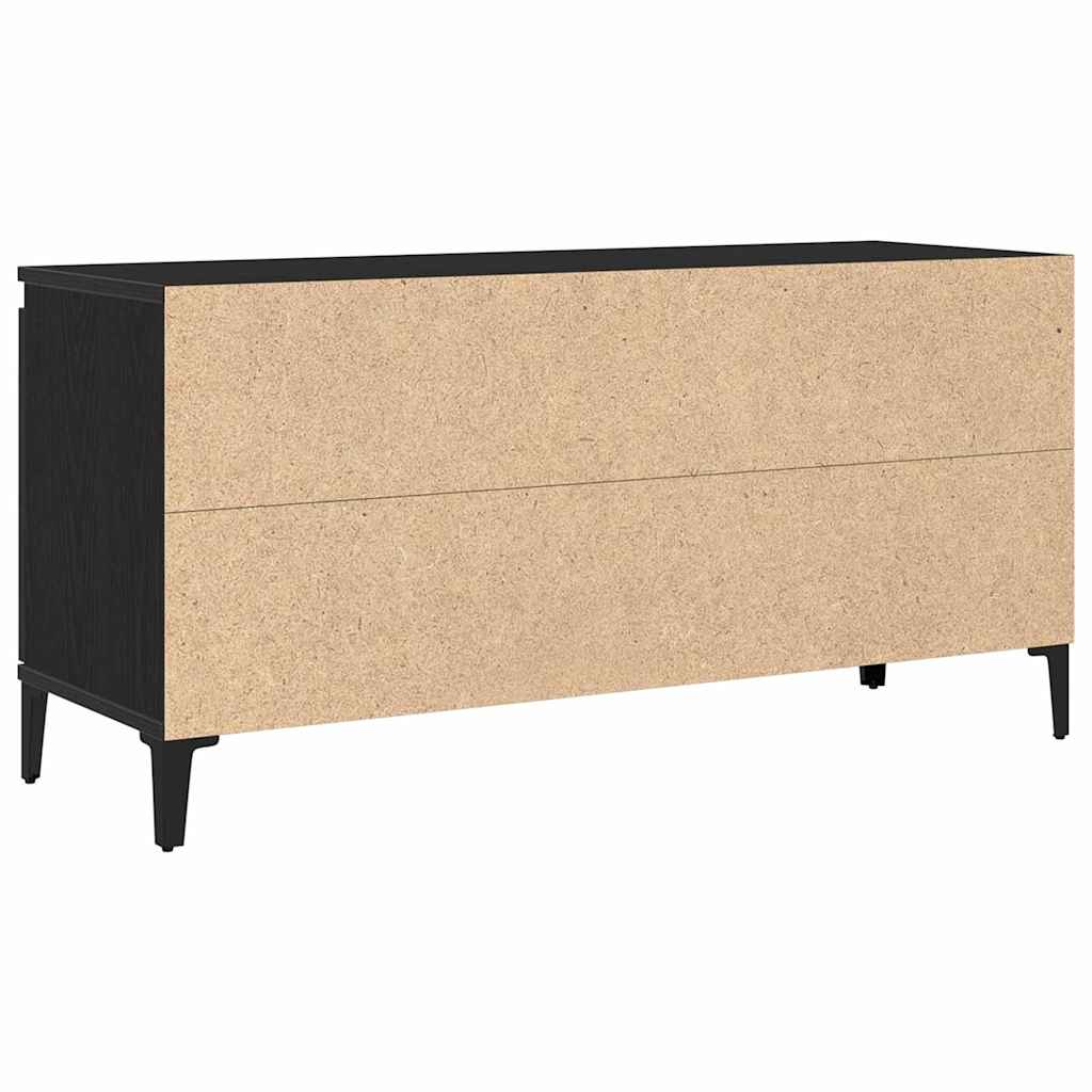 TV skapītis Melns 102 x 35 x 50 cm Apstrādāta koksne
