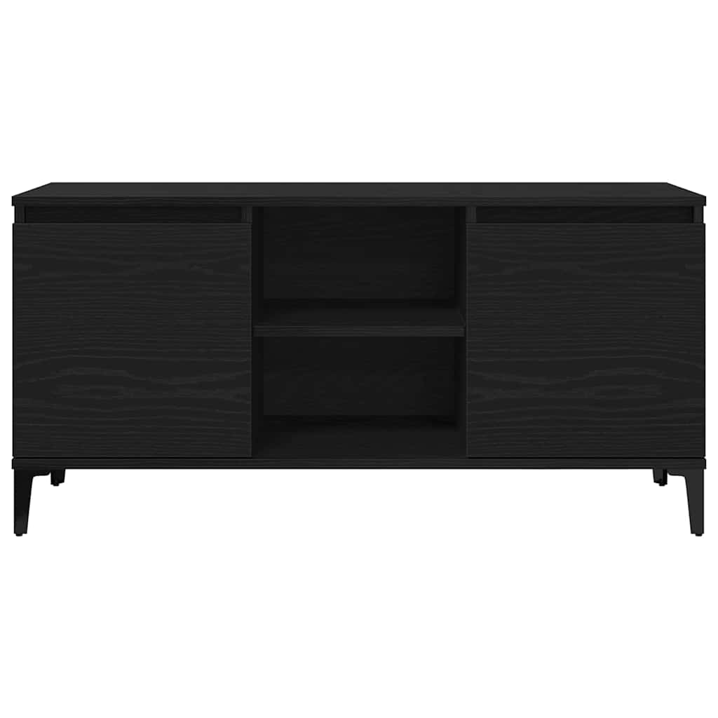 TV skapītis Melns 102 x 35 x 50 cm Apstrādāta koksne