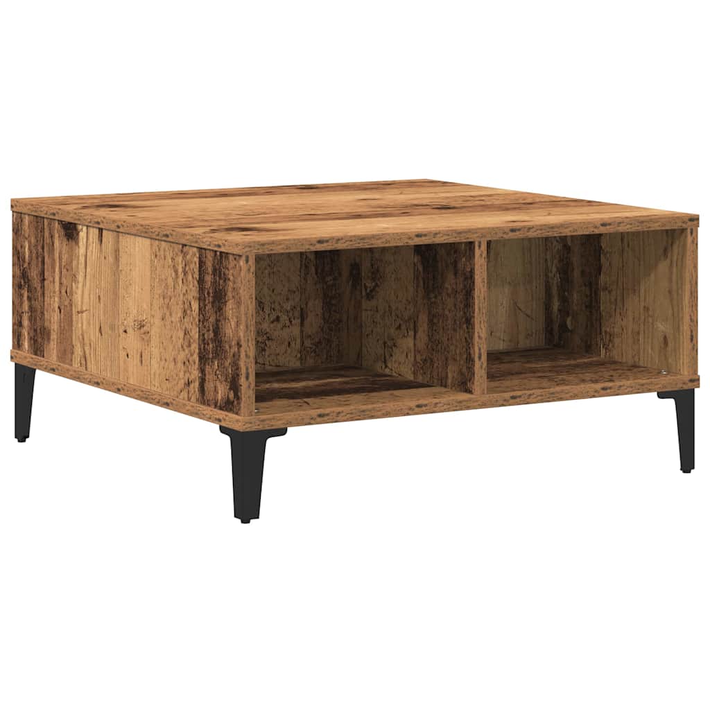 Coffee table Old wood 60 x 60 x 30 cm Engineered wood