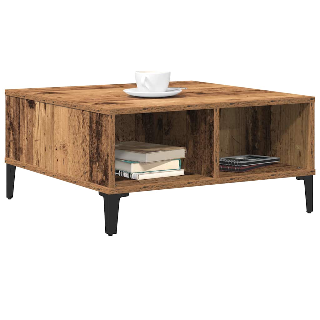 Coffee table Old wood 60 x 60 x 30 cm Engineered wood