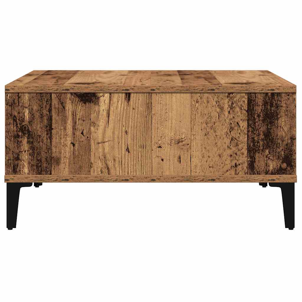 Coffee table Old wood 60 x 60 x 30 cm Engineered wood