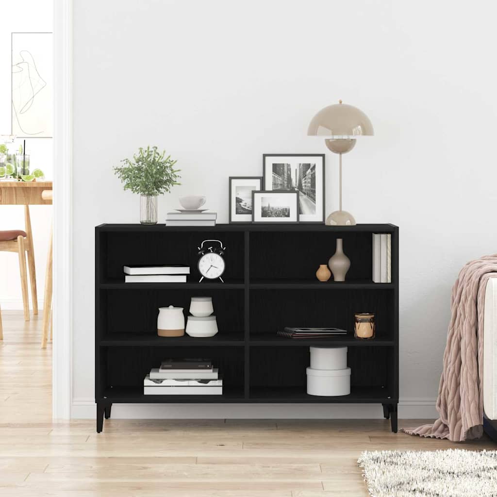 Sideboard Black 103.5 x 35 x 70 cm Engineered wood