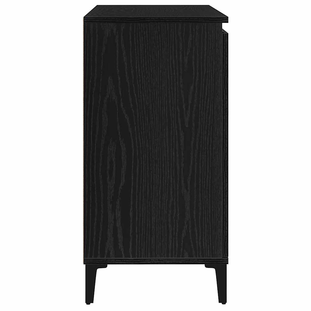Kumode Melnais ozols 104 x 35 x 70 cm Pārstrādāta koksne