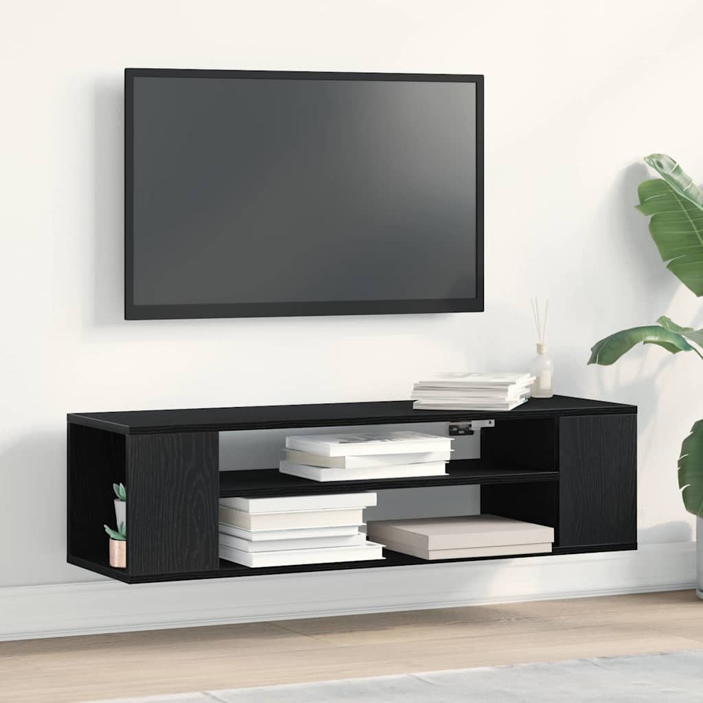 Televizora skapītis melns 100 x 30 x 26.5 cm
