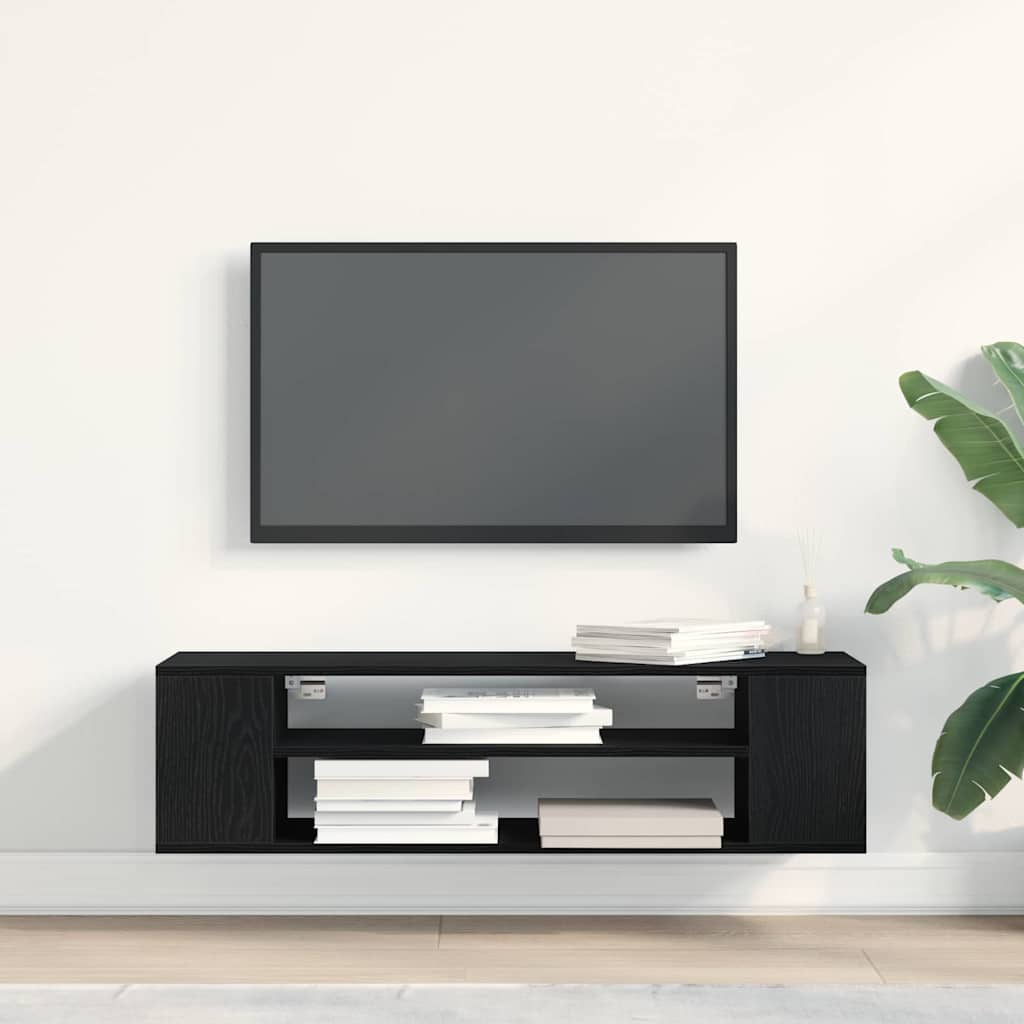 Televizora skapītis melns 100 x 30 x 26.5 cm