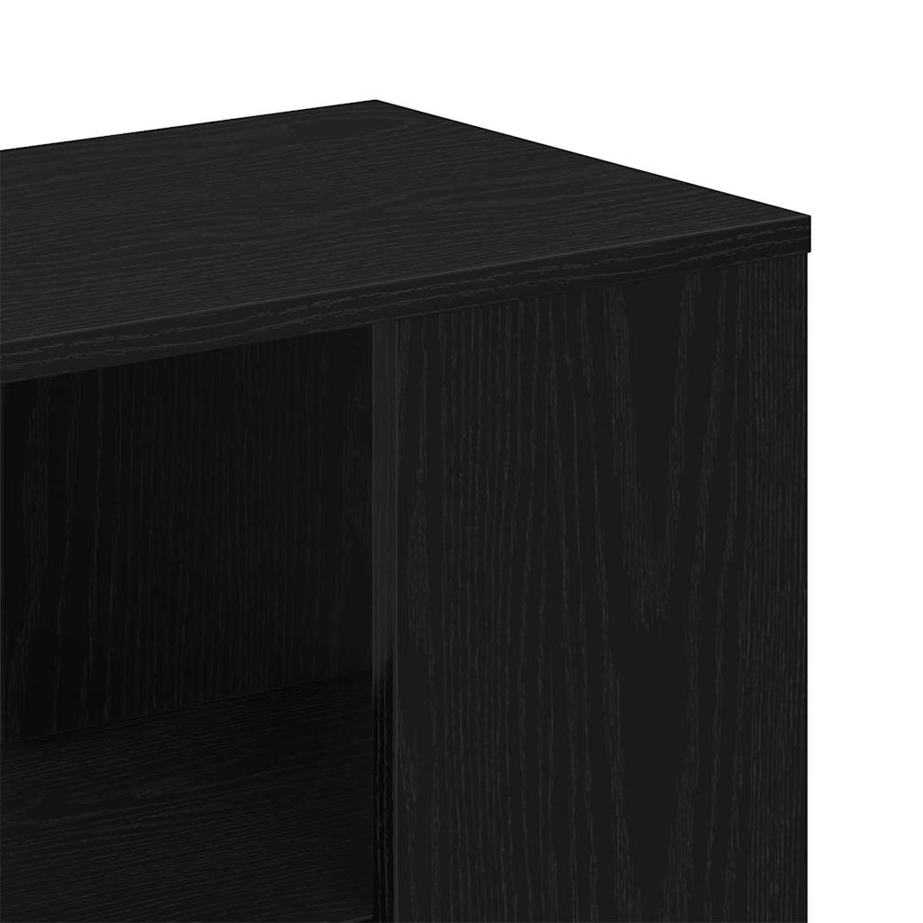 Juodasis ąžuolas komoda 60x30x50 cm Iš inžinerinės medienos