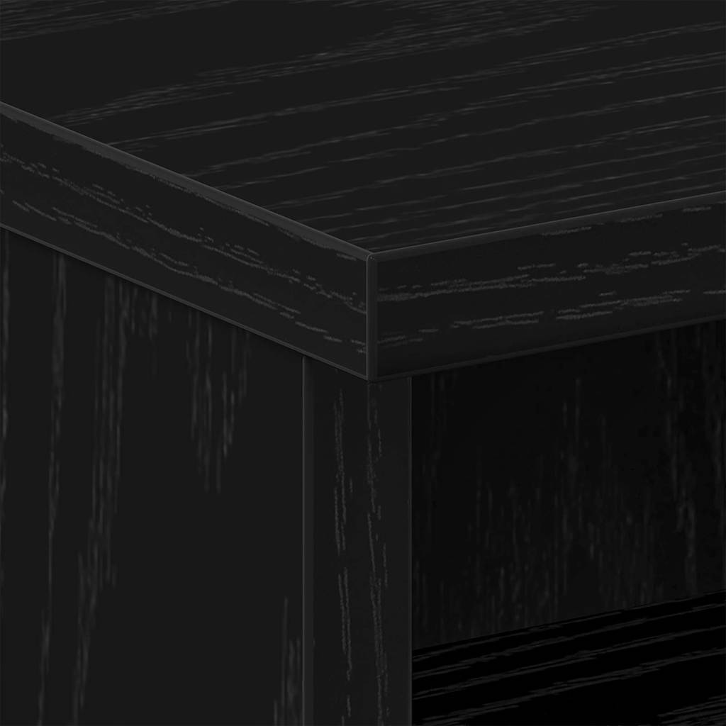 Bedside cabinet 2 pcs Black oak 40 x 40 x 50 cm