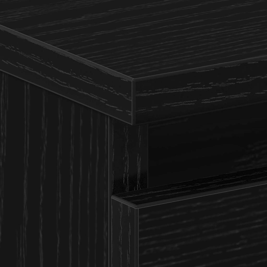 Bedside cabinet Black oak 50 x 40 x 43.5 cm