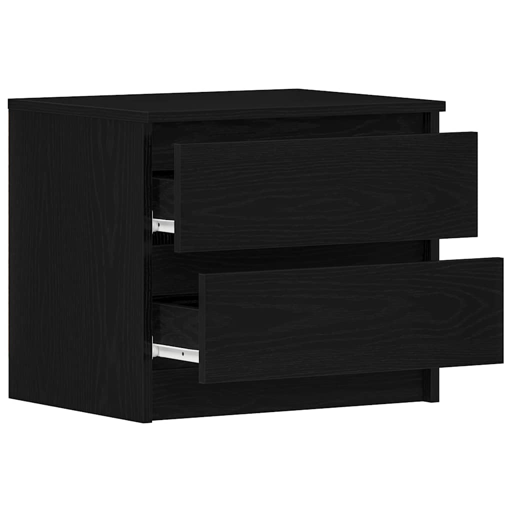 Bedside cabinet Black oak 50 x 40 x 43.5 cm