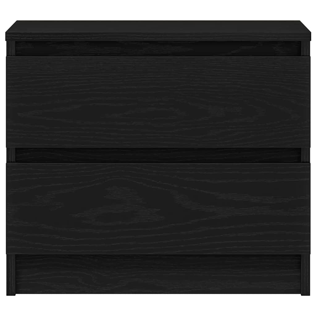 Bedside cabinet Black oak 50 x 40 x 43.5 cm