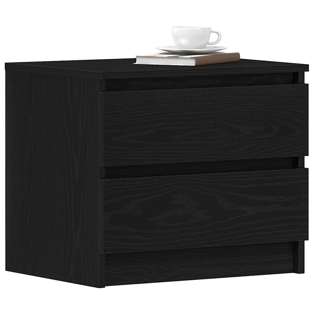 Bedside cabinet Black oak 50 x 40 x 43.5 cm