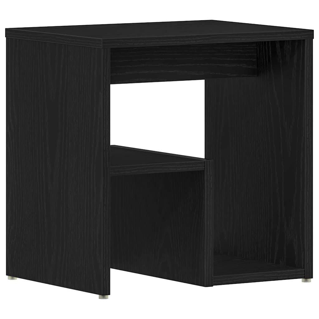 Šalia lovos spintelė 2 pcs juoda ąžuolo 40 x 30 x 40 cm