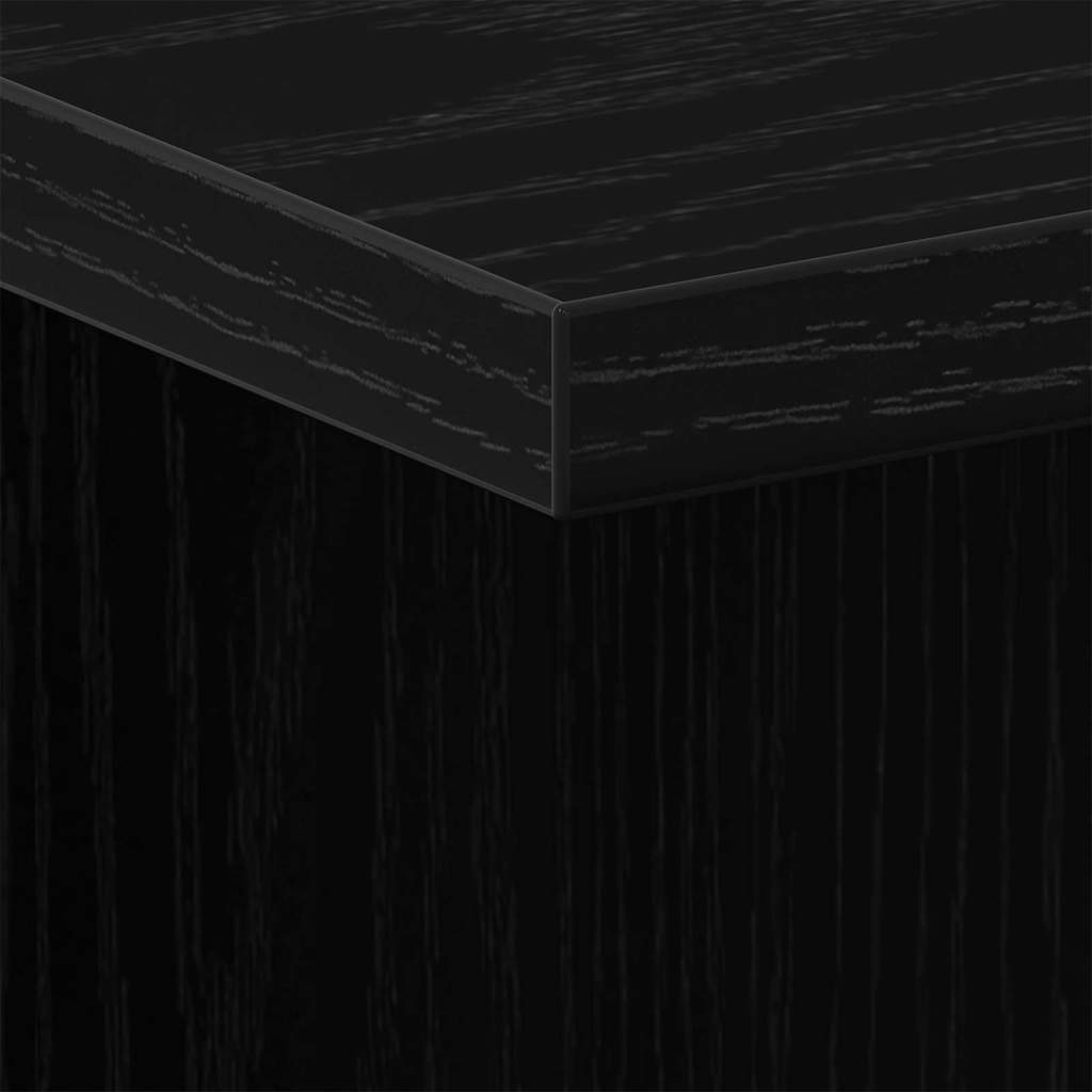 Bedside cabinets 2 pcs black oak 35 x 35 x 55 cm