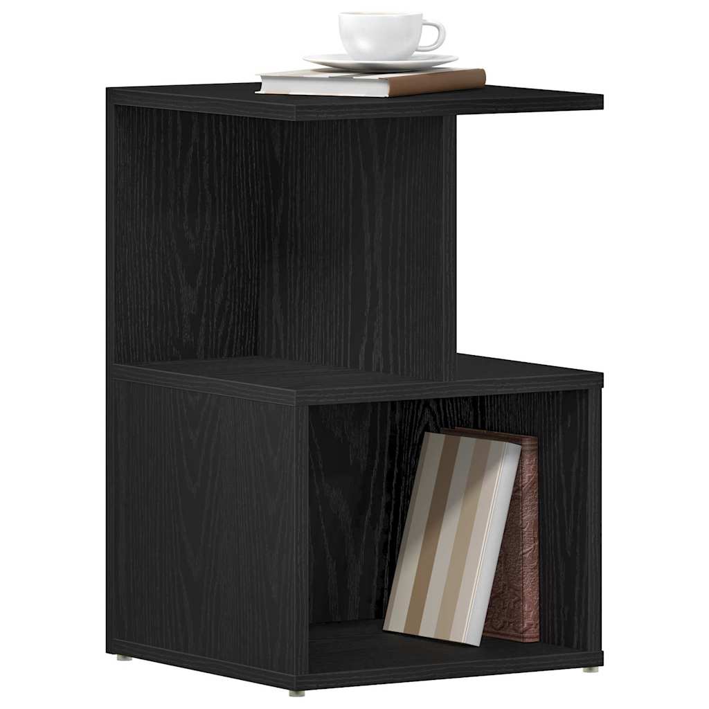 Bedside cabinets 2 pcs black oak 35 x 35 x 55 cm