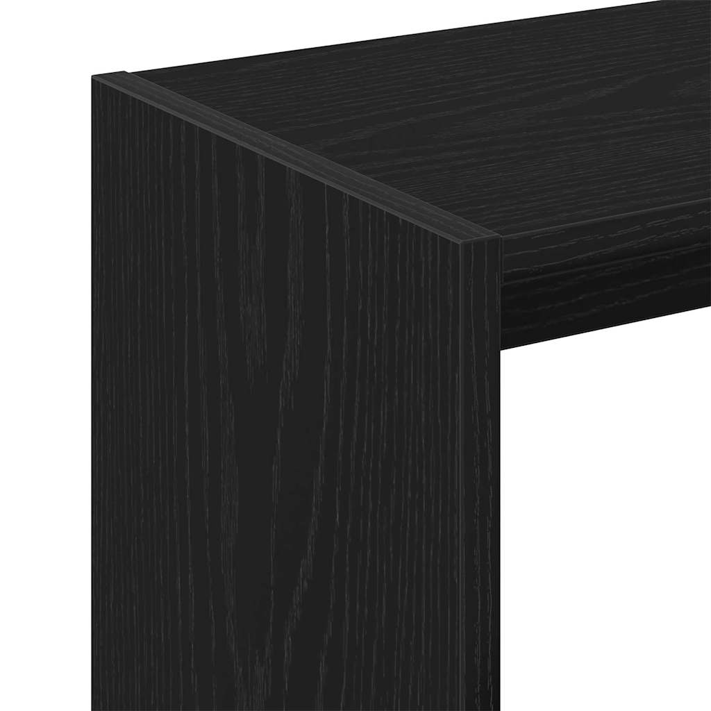 Šoninis stalas Juodas ąžuolas 50 x 26 x 50 cm Apdirbta mediena