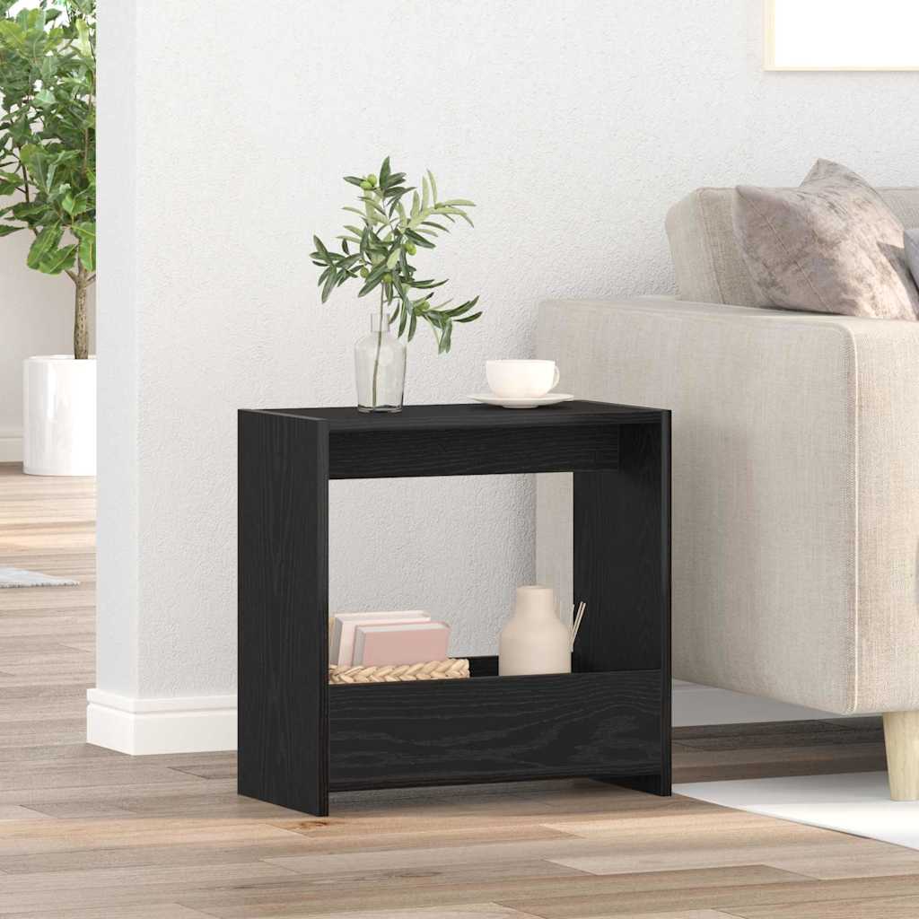 Šoninis stalas Juodas ąžuolas 50 x 26 x 50 cm Apdirbta mediena
