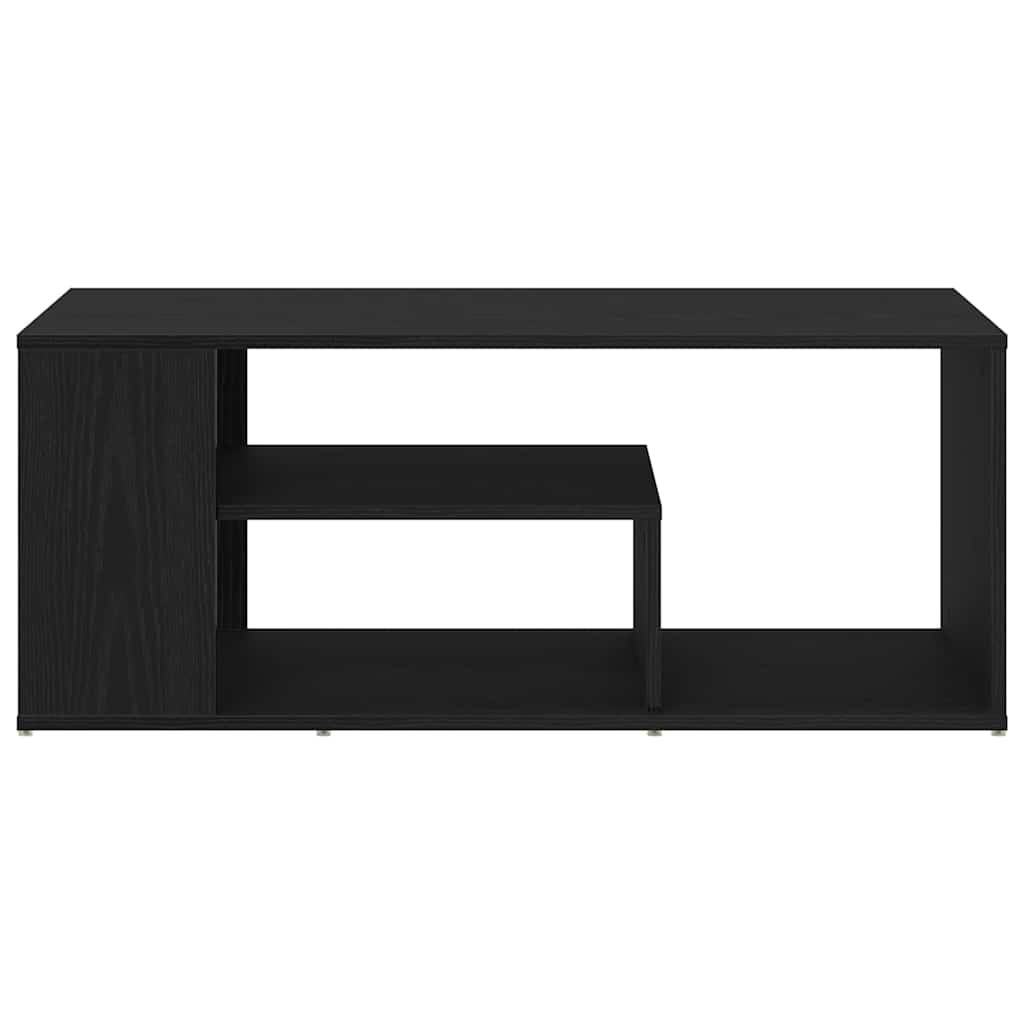 Coffee Table Black Oak 100 x 50 x 40 cm Engineered Wood