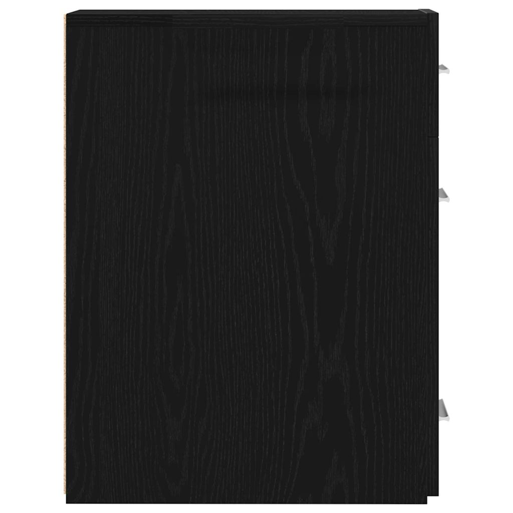 Aptiekāra skapītis melns ozols 20 x 45.5 x 60 cm