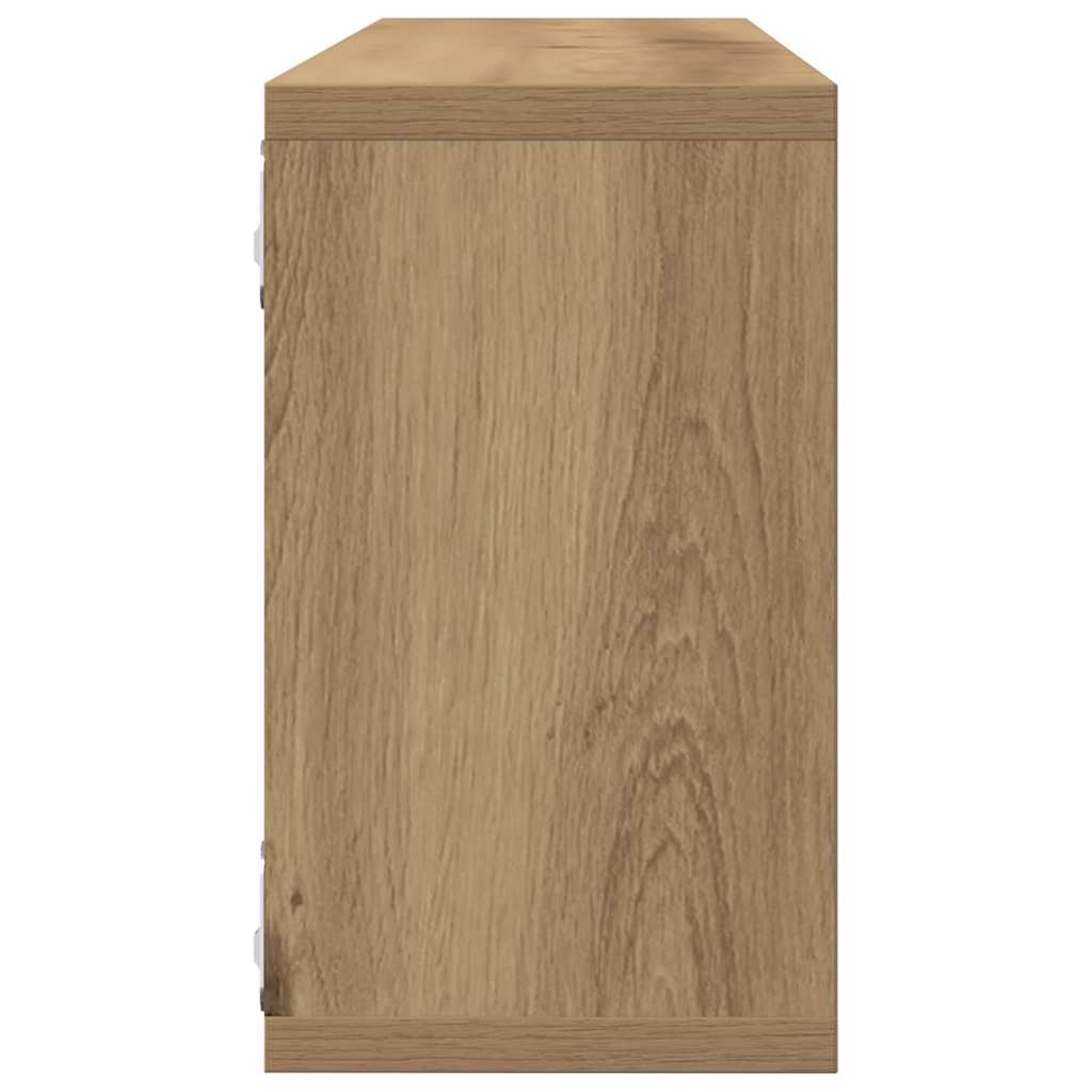 Sienas plaukts 4 gab. Ozols 80 x 15 x 26 cm