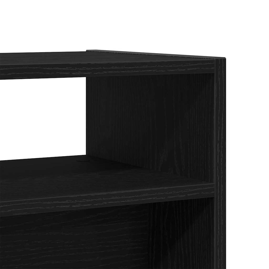 Konsolinis stalas Juodas ąžuolas 78 x 30 x 80 cm