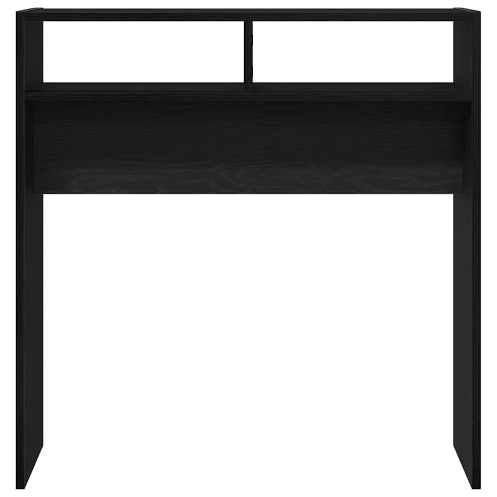 Konsolinis stalas Juodas ąžuolas 78 x 30 x 80 cm