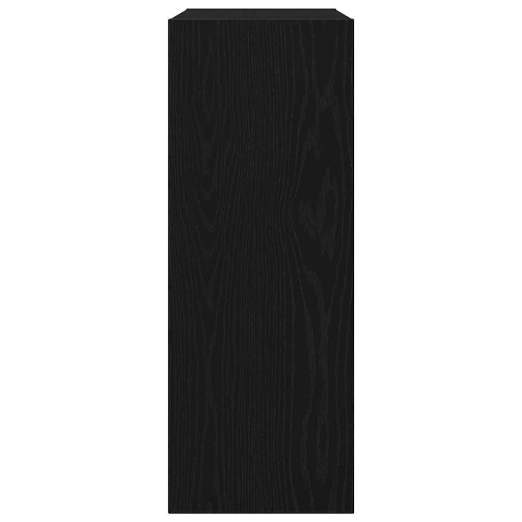 Konsolinis stalas Juodas ąžuolas 78 x 30 x 80 cm