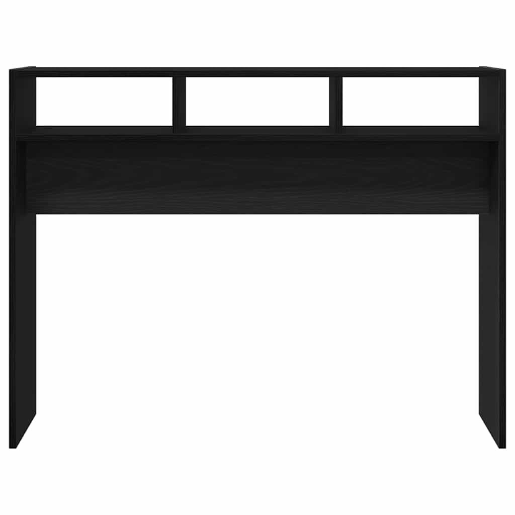 Konsoles galds melns ozols 105 x 30 x 80 cm