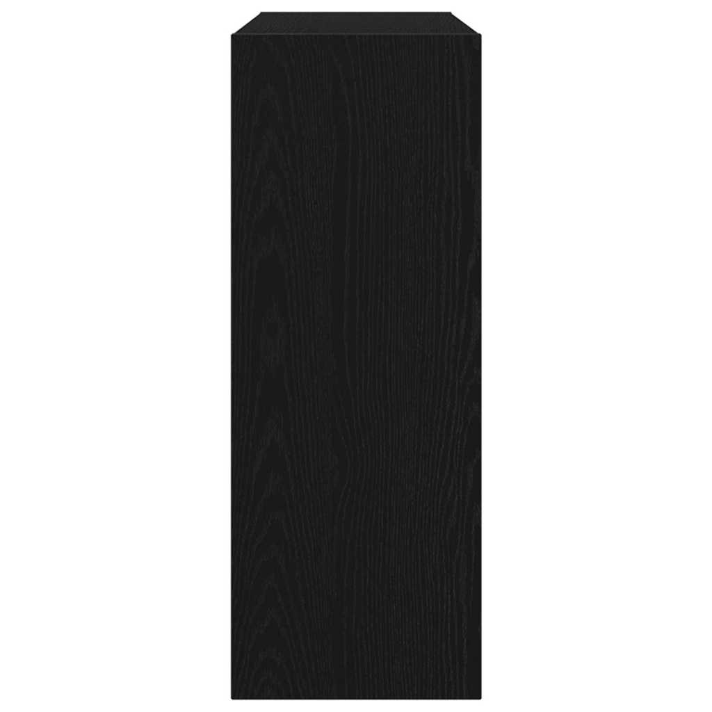 Konsoles galds melns ozols 105 x 30 x 80 cm