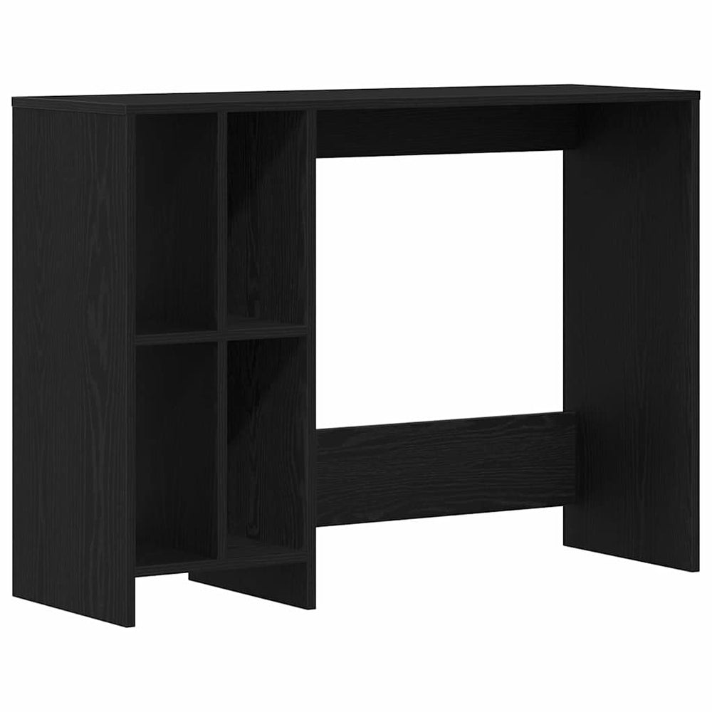 Juodas stalas 102,5x35x75 cm iš medžio