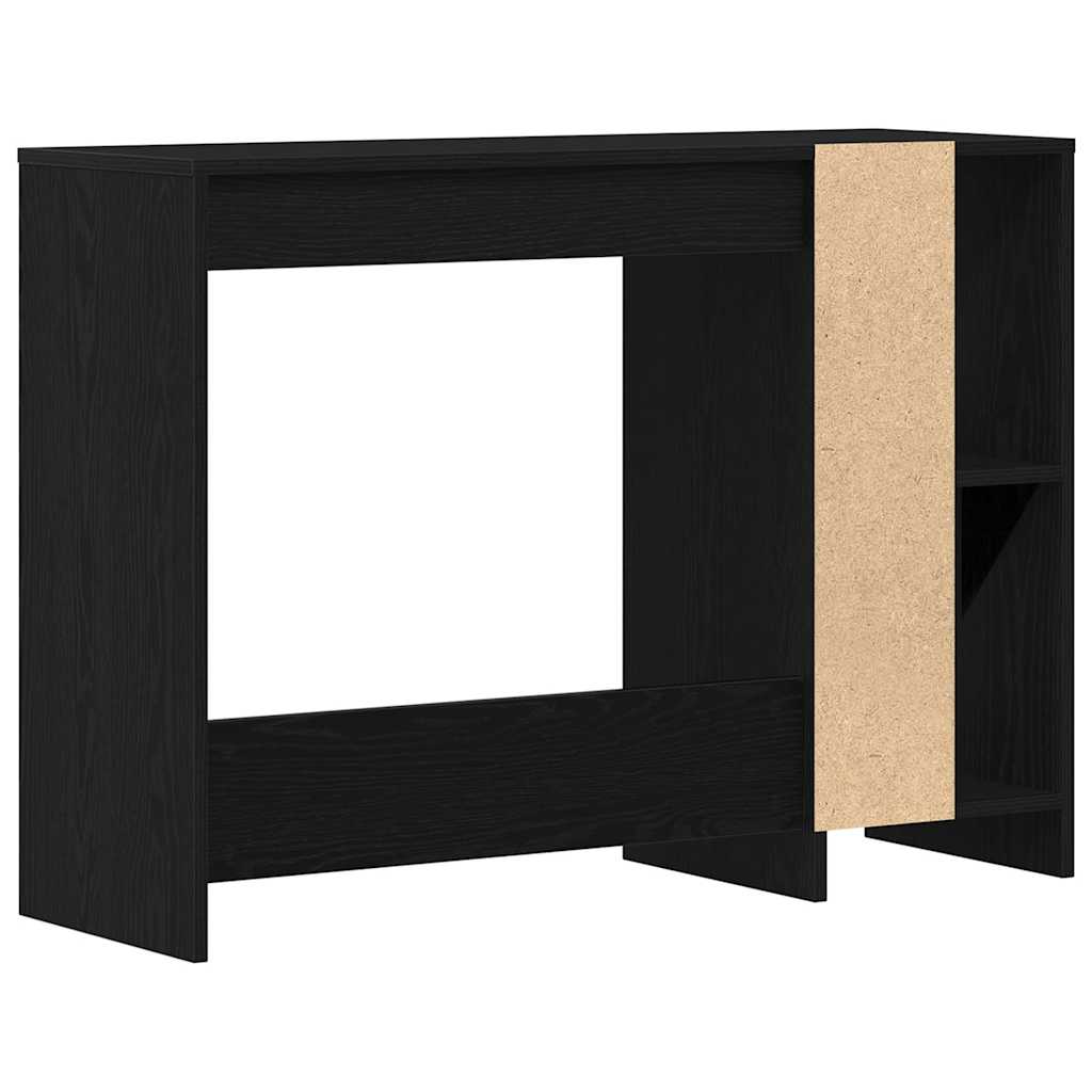 Juodas stalas 102,5x35x75 cm iš medžio
