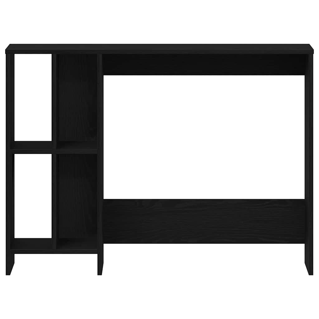 Juodas stalas 102,5x35x75 cm iš medžio