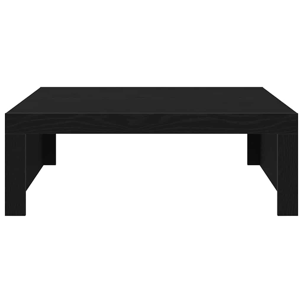 Coffee Table Black Oak 100 x 100 x 35 cm