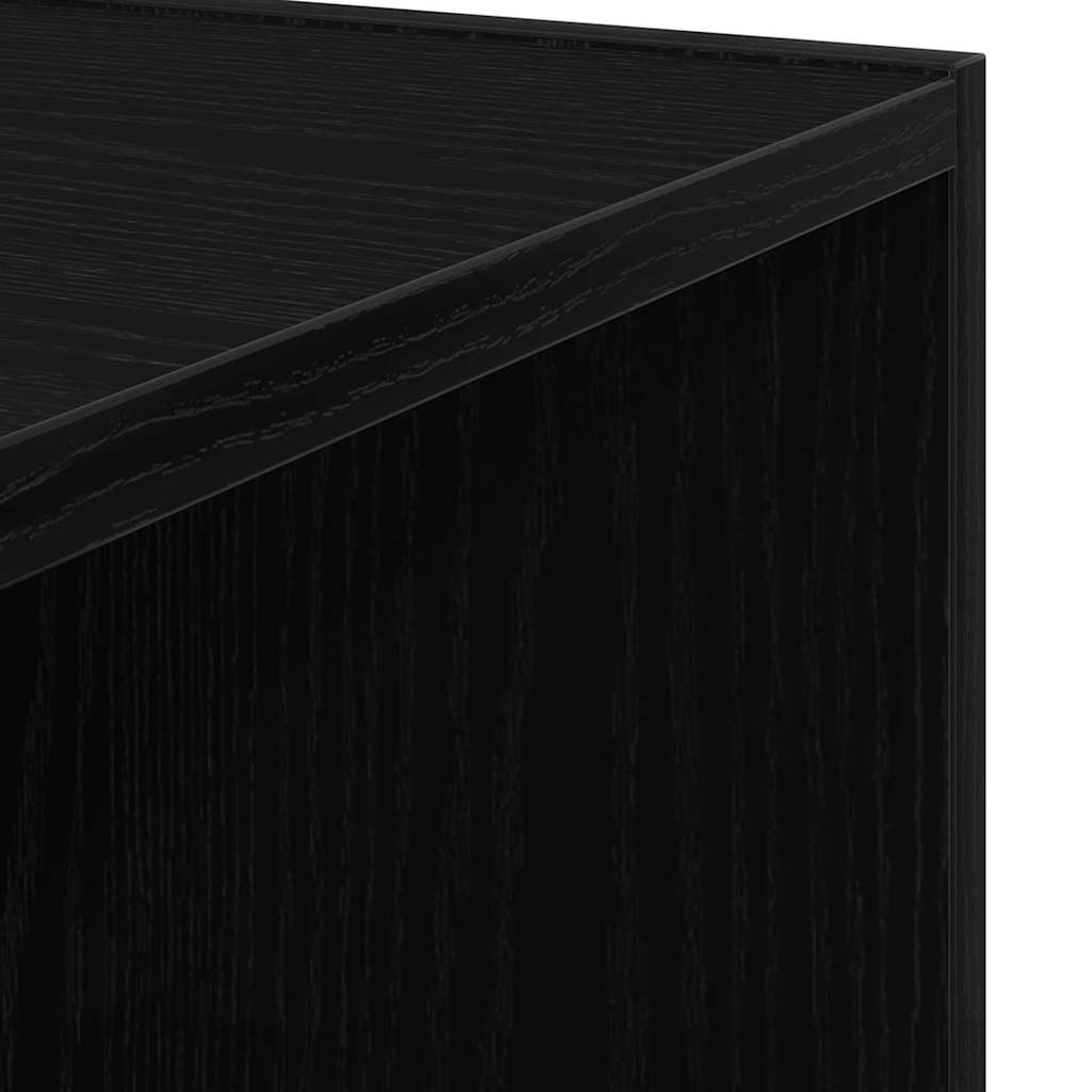 Juoda Lentyna 33x33x132 cm iš inžinerinės medienos