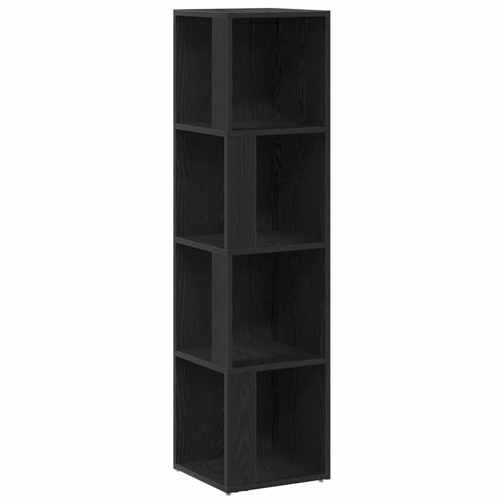 Juoda Lentyna 33x33x132 cm iš inžinerinės medienos