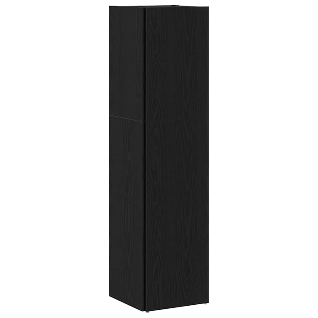 Juoda Lentyna 33x33x132 cm iš inžinerinės medienos