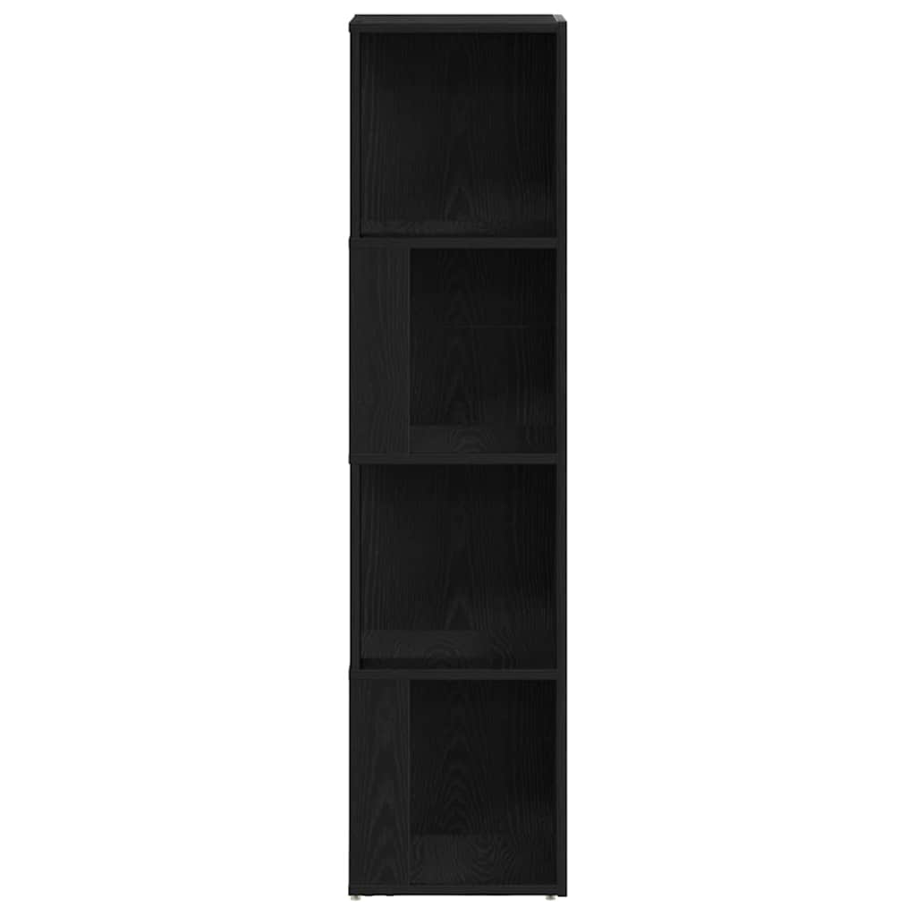 Juoda Lentyna 33x33x132 cm iš inžinerinės medienos