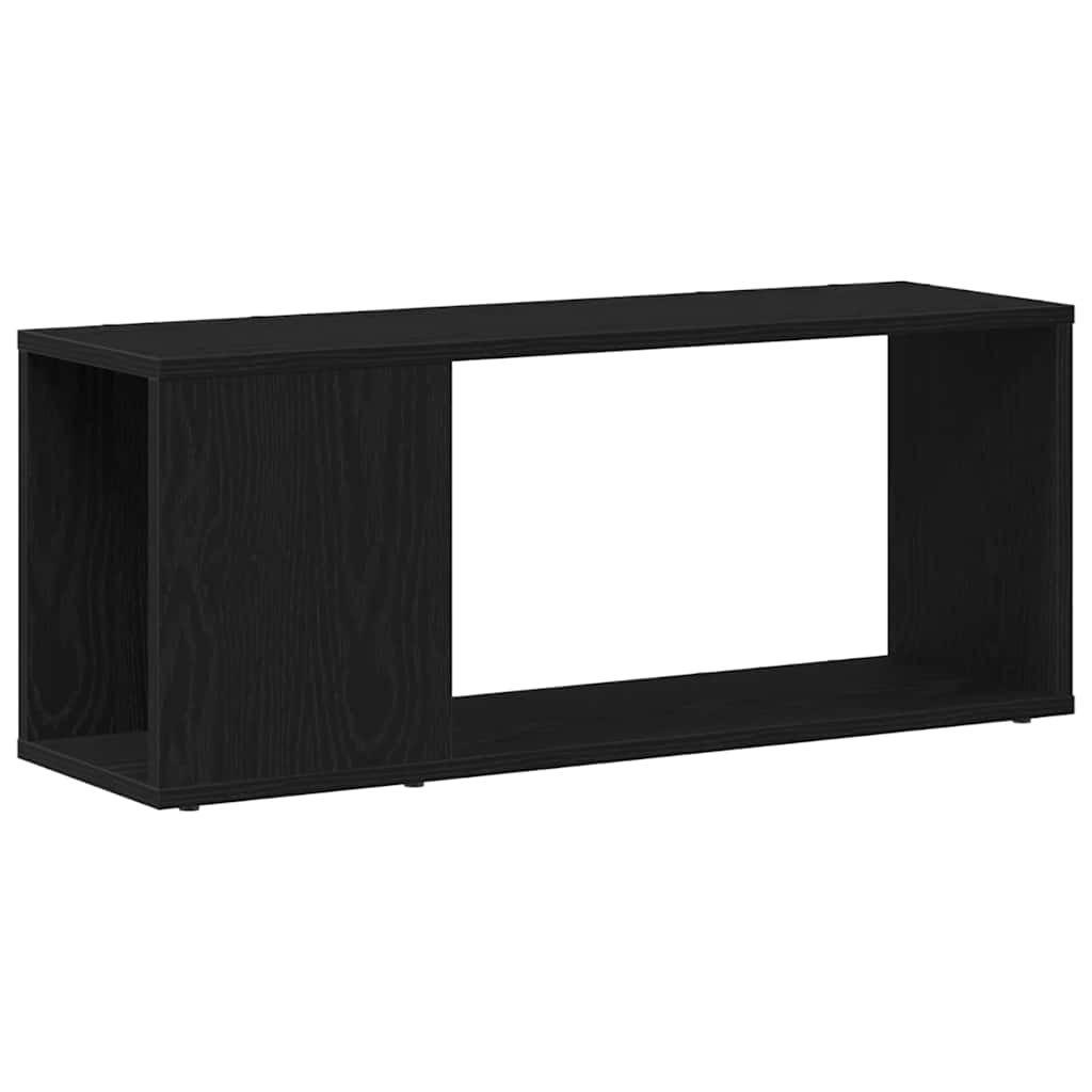 TV spintelių komplektas Juodas ąžuolas 80 x 24 x 32 cm