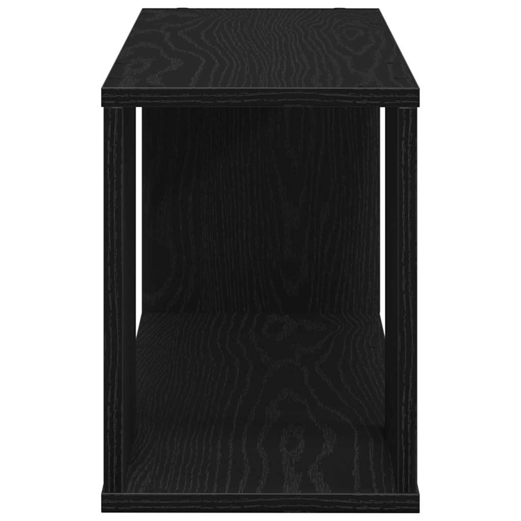 TV spintelių komplektas Juodas ąžuolas 80 x 24 x 32 cm