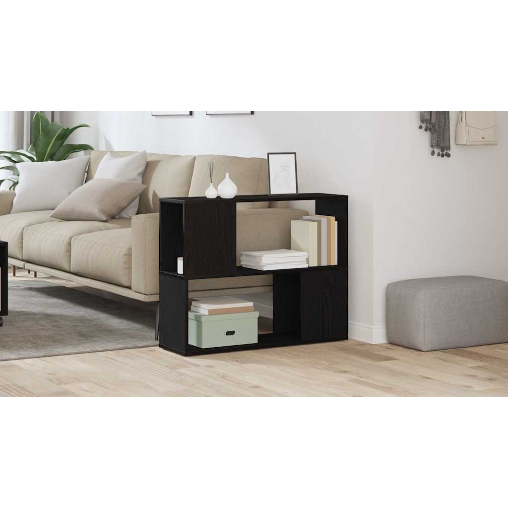 TV cabinet set Black oak 80 x 24 x 63 cm