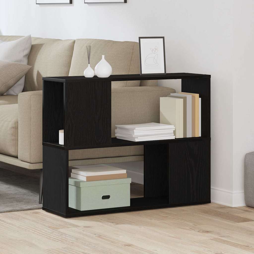TV cabinet set Black oak 80 x 24 x 63 cm