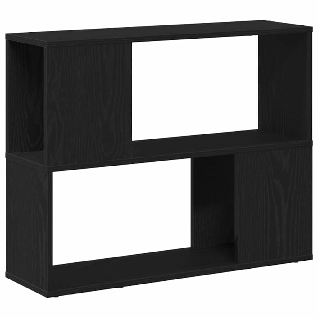TV cabinet set Black oak 80 x 24 x 63 cm